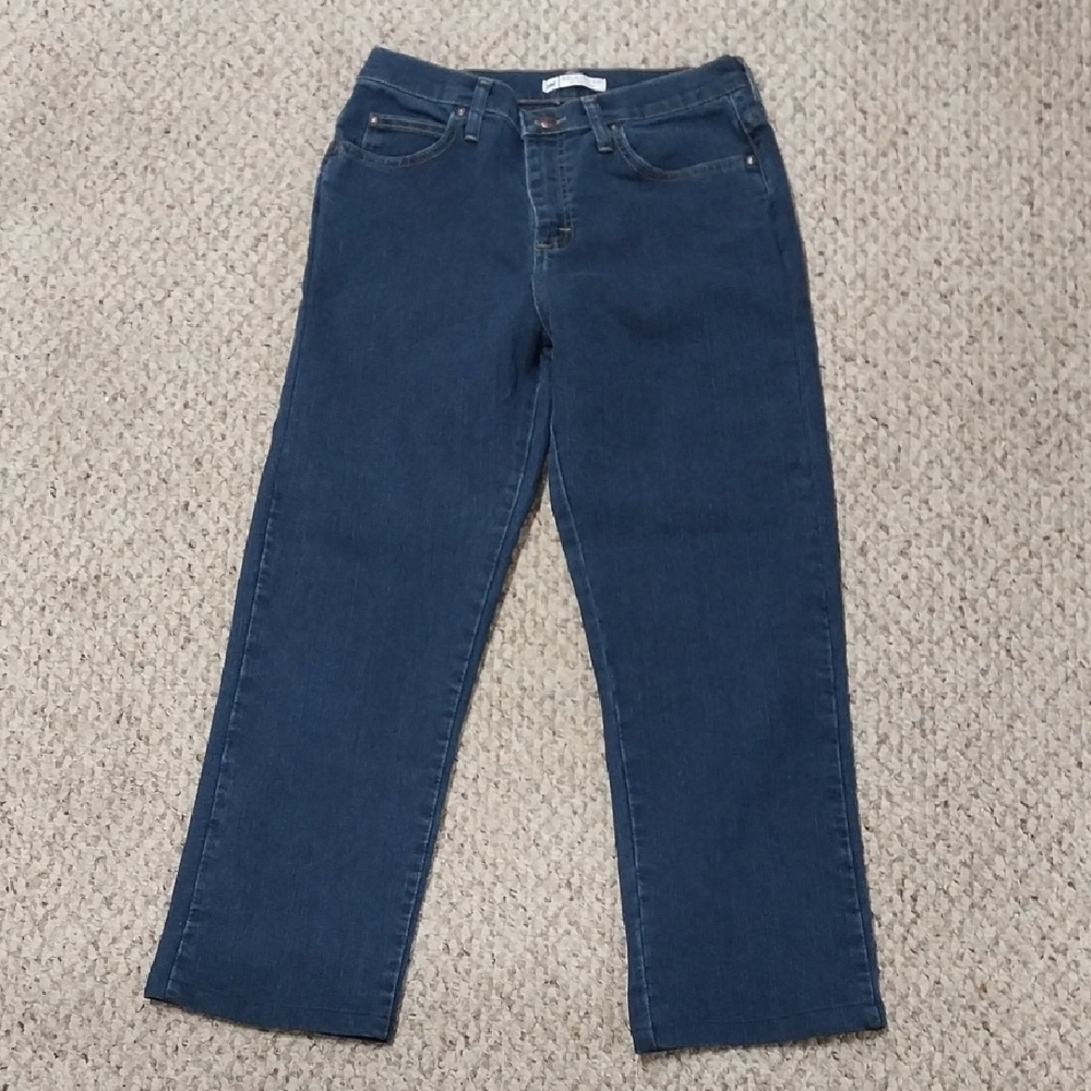 Lee Women's Straight Leg Jeans in Dark Blue